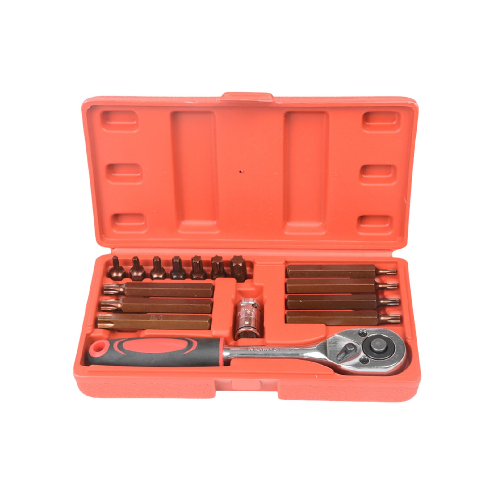 Set di chiavi esagonali Torx, 16 pezzi, con testa e punta per riparazione automobilistica, strumento di manutenzione meccanica