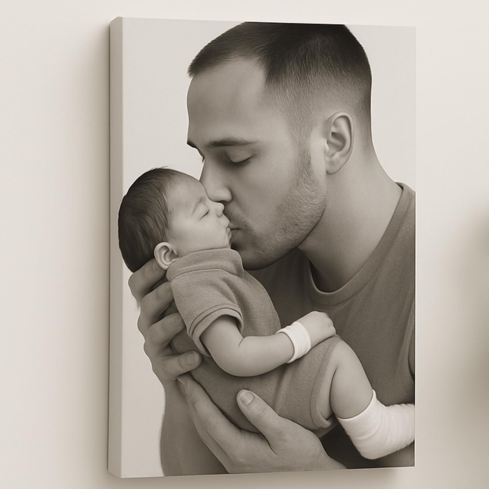 EvoArtPrints Personalised Canvas Prints | Custom Photo Gifts for Family, Pets & Special Occasions | Wall Art Décor (45L x 30W x 2H cm)