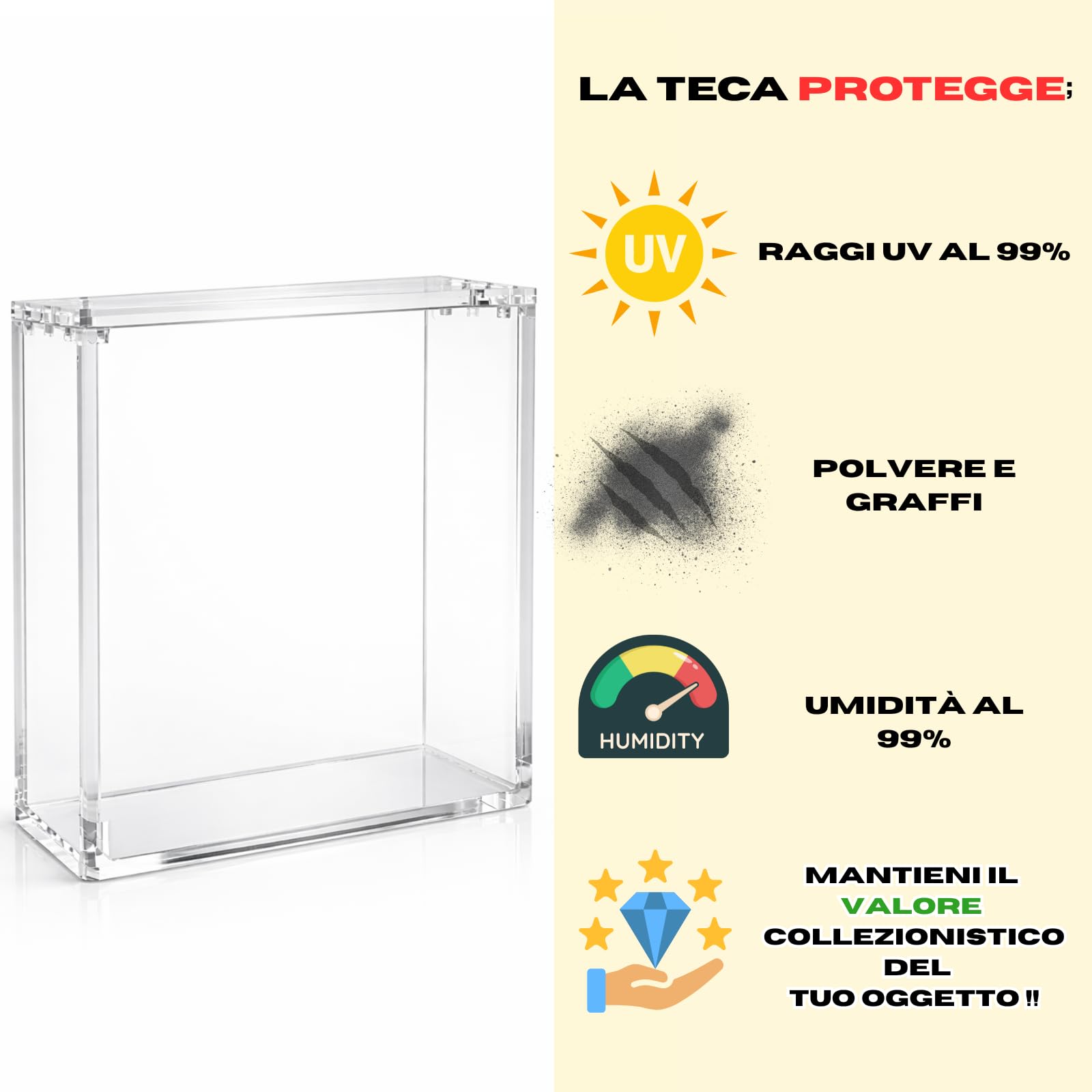 Generico Teca Protettiva Magnetica Compatibile Con Pokemon Booster Pack Giapponese 30 buste, Case Trasparente Rigido In Acrilico Per Carte Da Collezione