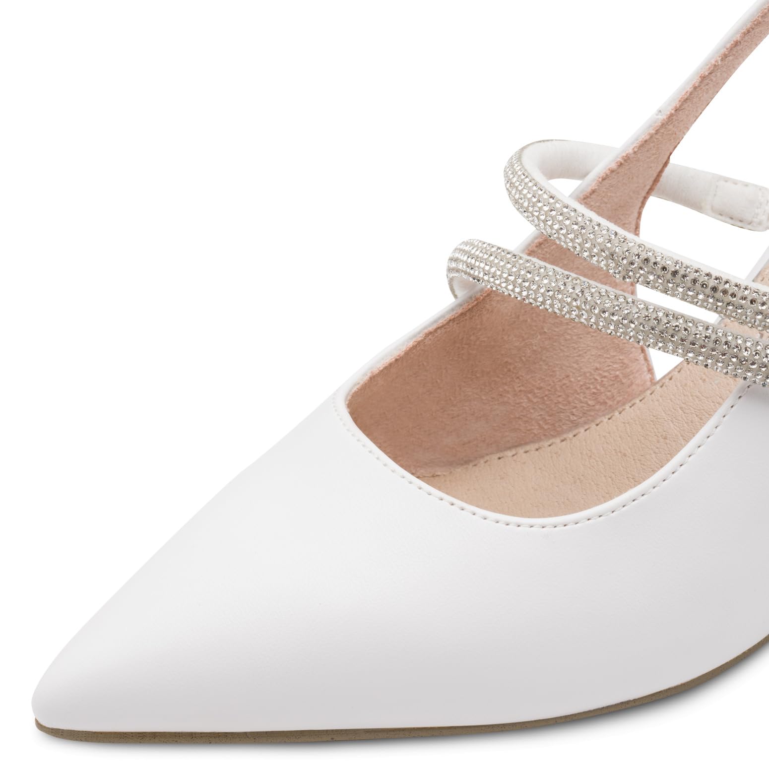 MARCO TOZZI Damen Pumps weiches Feel Me Fußbett Leder Decksohle Modisch