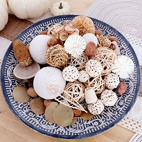 Popurrí fragante y bolas decorativas Ciroases para relleno de jarrones y centros de mesa 5