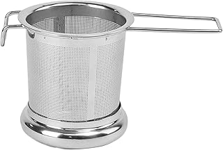 Tee -ei Tea Tank Beverage Plegable Filer | Beber Tamiz Con Tapa | Huevo De Té De Malla Fina Con Tapa Y Mango Para Acampar, Viajar, En Casa, Lugar De Trabajo, Café