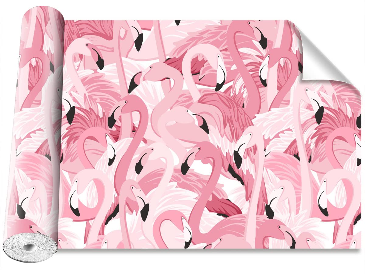 Papier peint flamant rose pour renover et relooker facilement vos vieux murs