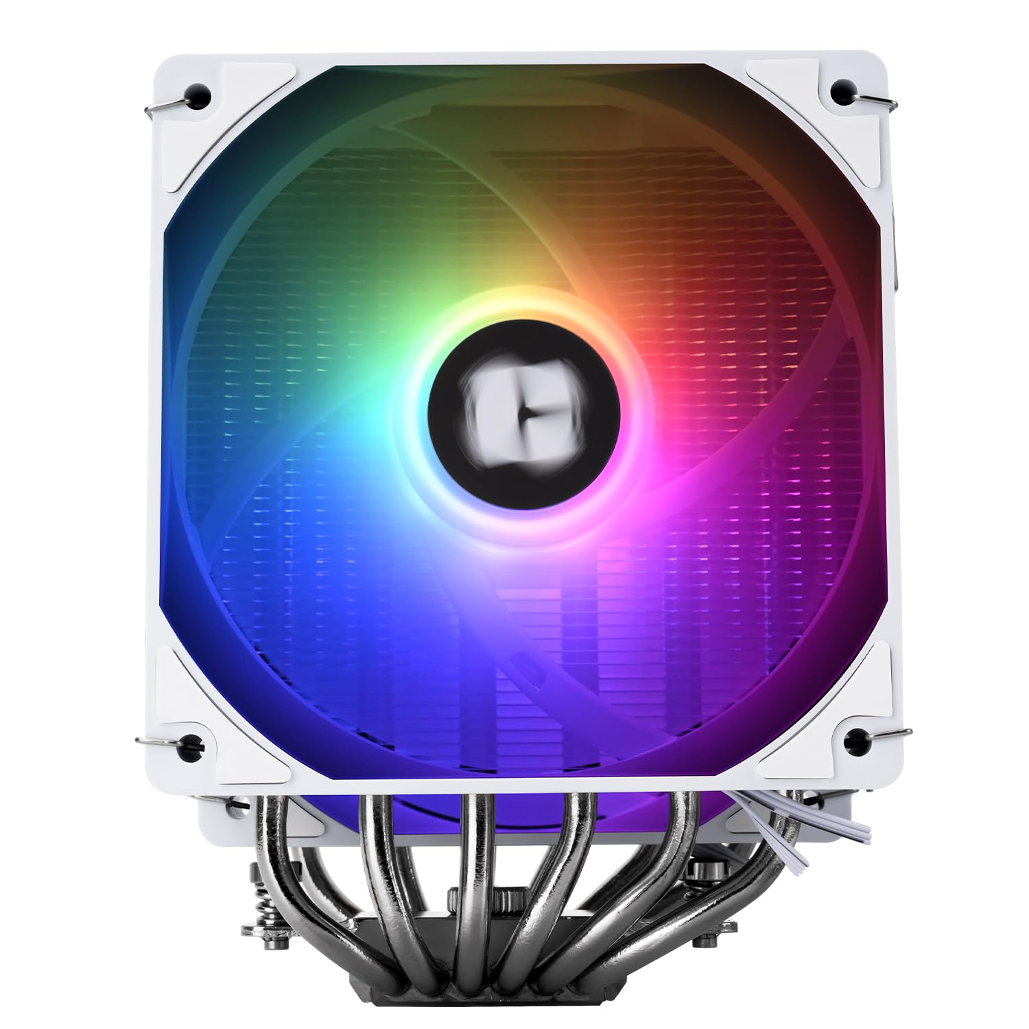 Thermalright Peerless Assassin 120 Digital ARGB White CPU Air Cooler, Digital Screen Top Cover,6 Heatpipes Computer CPU Cooler, do AM4/AM5, Intel LGA1700/1851/1150/1151/1200, PC Cooler-White ARGB