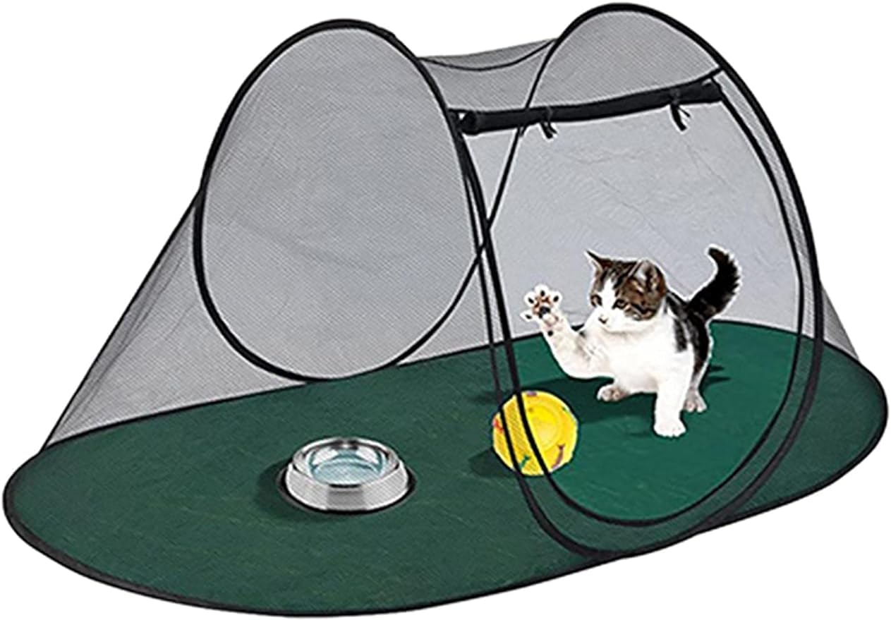 Amazon | 小動物ケージテントペットバグネットテント屋外折りたたみ式
