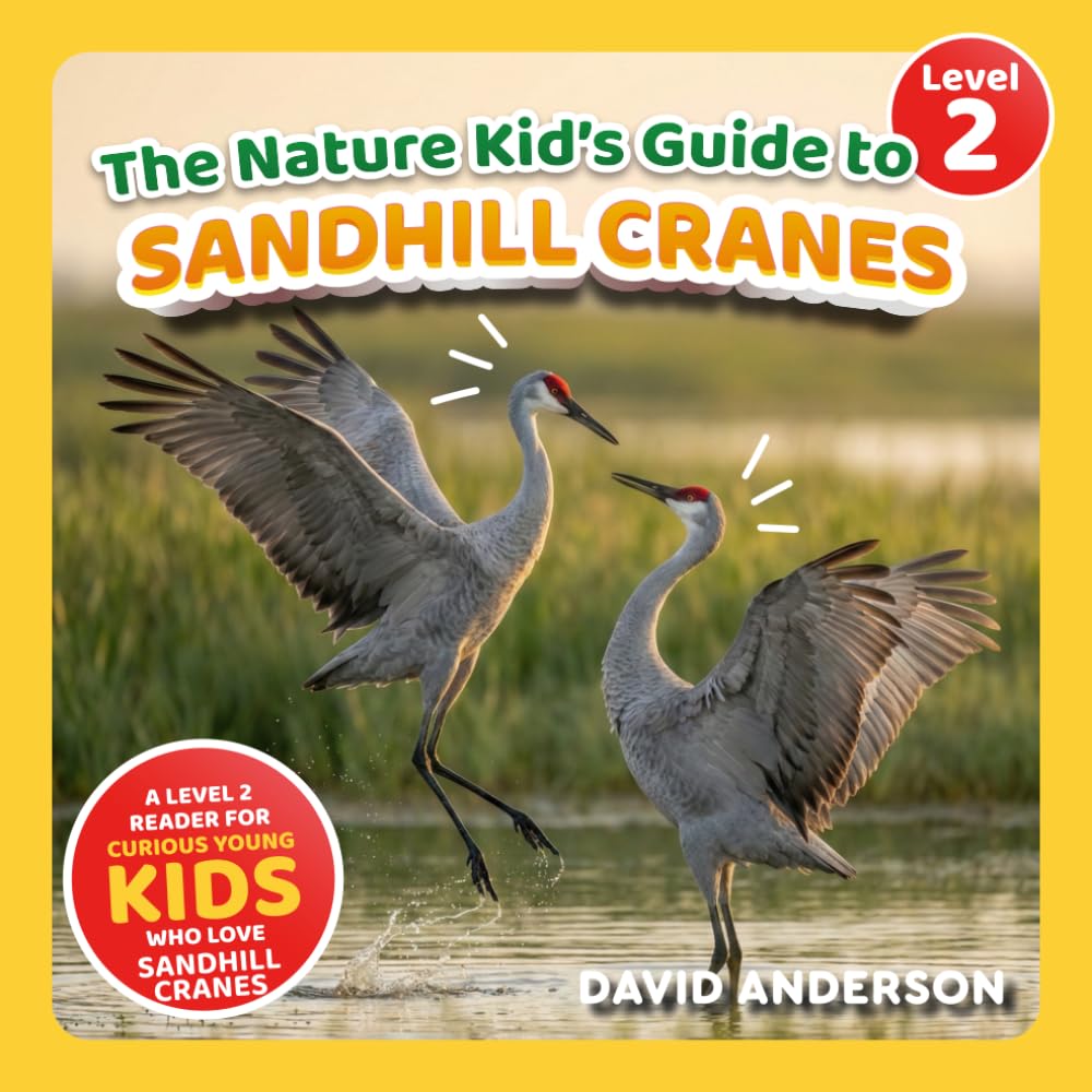 The Nature Kid's Guide to Sandhill Cranes: A Level 2 Reader for Curious Young Kids Who Love Sandhill Cranes! (The Nature Kid's Guide to Animals! - Level 2 Readers)