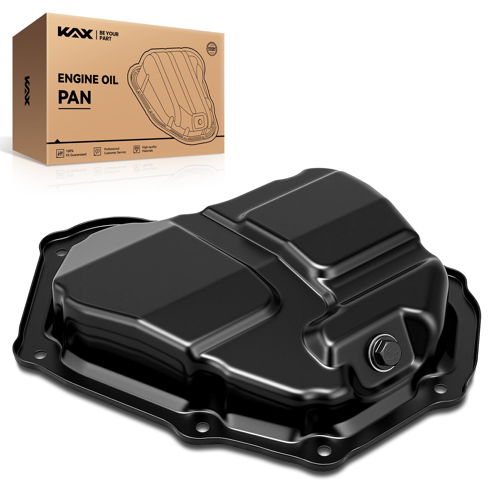 KAX 264-053 Engine Oil Pan Fit for Nissan Sentra 2013-2019, with Drain Plug