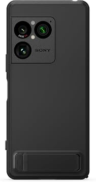 Sony Xperia 1 VIII Phone Case, Stylish Case with Stand, Premium Protection, Precise Cutouts, Slim Profile Design, and Enhanced Grip - Graphite Black