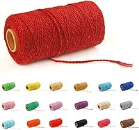 Vista 16 de Cordón de macramé de algodón 2 mm x 109 yardas, cuerda de algodón colorida para manualidades DIY, ganchos de plantas (Beige)