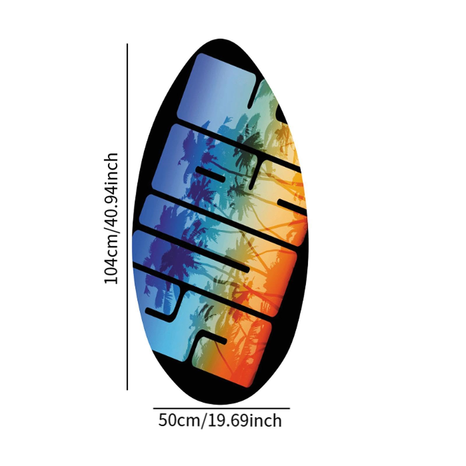 Skimboard, Planche de Surf Aquatique pour La Glisse sur La Plage, Skimboard, Bodyboard pour Tous Skimming Adultes, Débutants, 41 Pouces