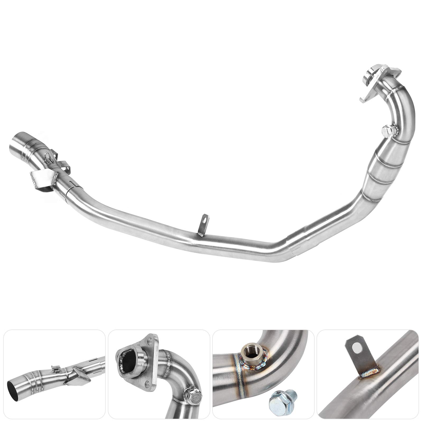 Tuyau d'échappement avant de moto, Kit d'en-tête en acier inoxydable de type 304 divisé pour X-ADV 750 2017-2020