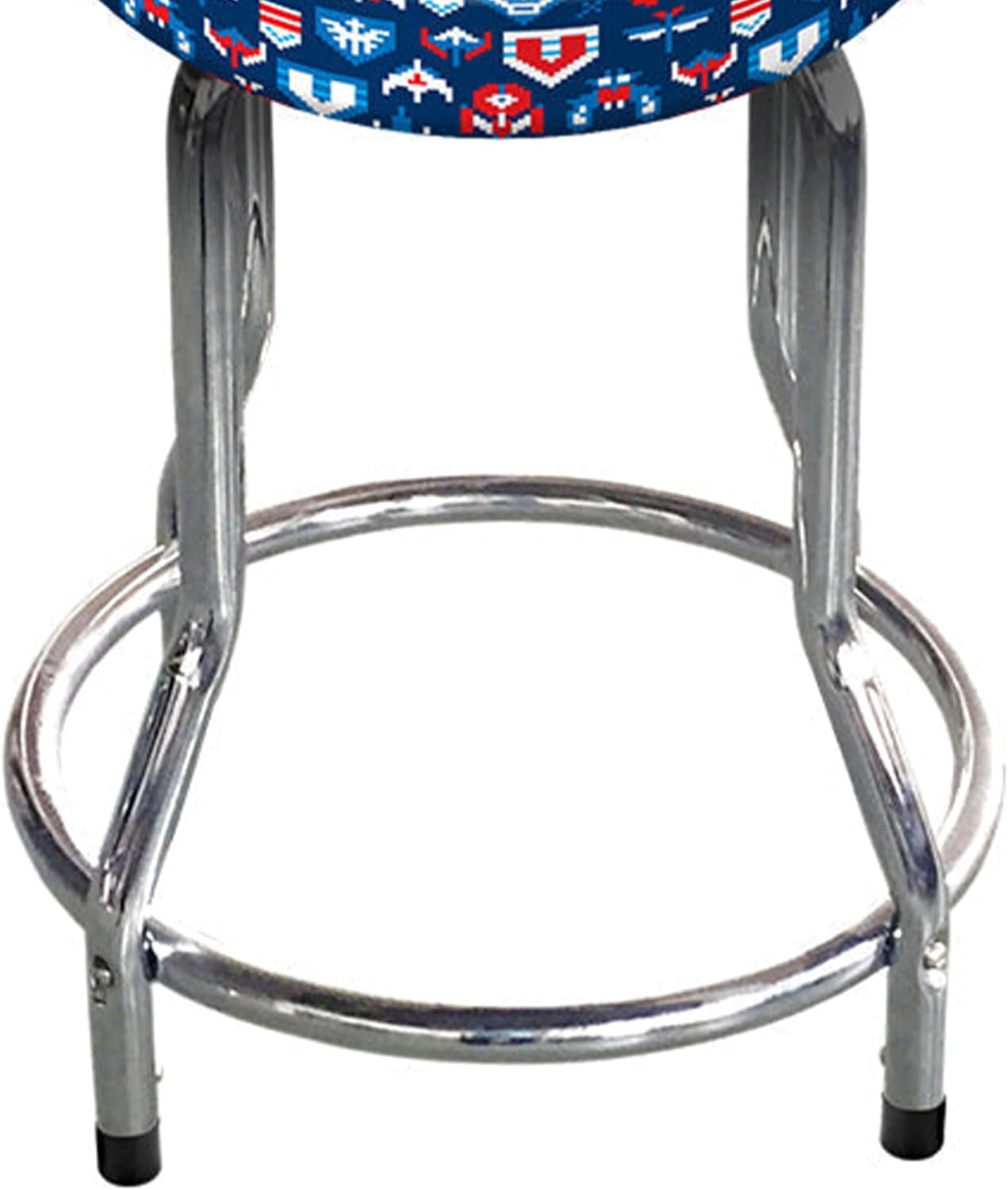 ARCADE1UP Adjustable Padded Arcade Game Stool, Steel Frame, 1981 Galaga, 21.5" to 29.5"