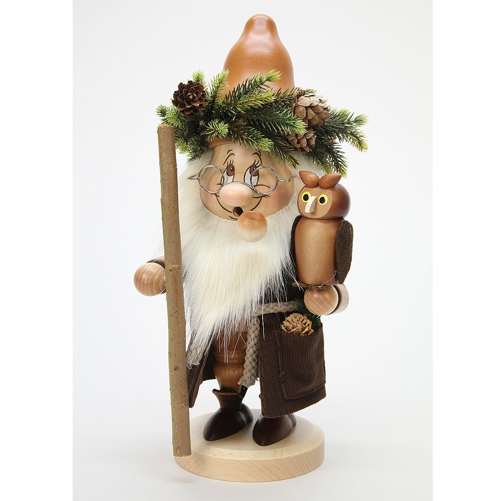 C. Ulbricht Räuchermann Wichtel Waldgeist - Holzfigur