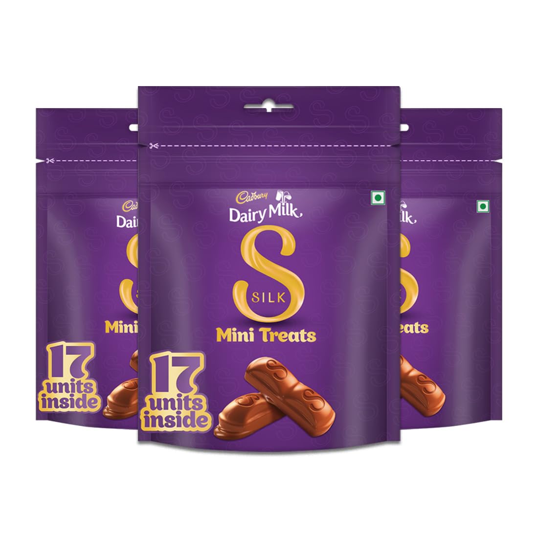CadburyDairy Milk Silk Chocolate Home Treats, 162gm - Pack of 3
