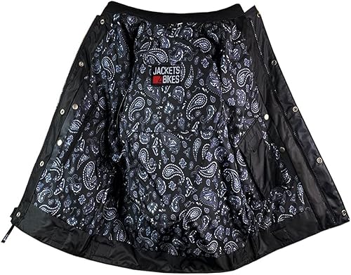 Miniatura 23 de SOA - Chaleco de motocicleta para hombre, piel de búfalo de alta calidad, armadura trasera, bolsillos interiores, chalecos de club de motociclista,