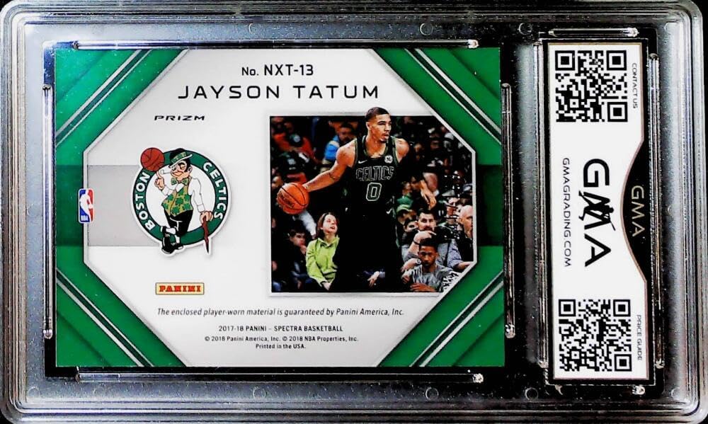 2017-18 Panini Spectra Next Era Basketball #13 Jayson Tatum S199 Boston Celtics GMA 8 NM-MT