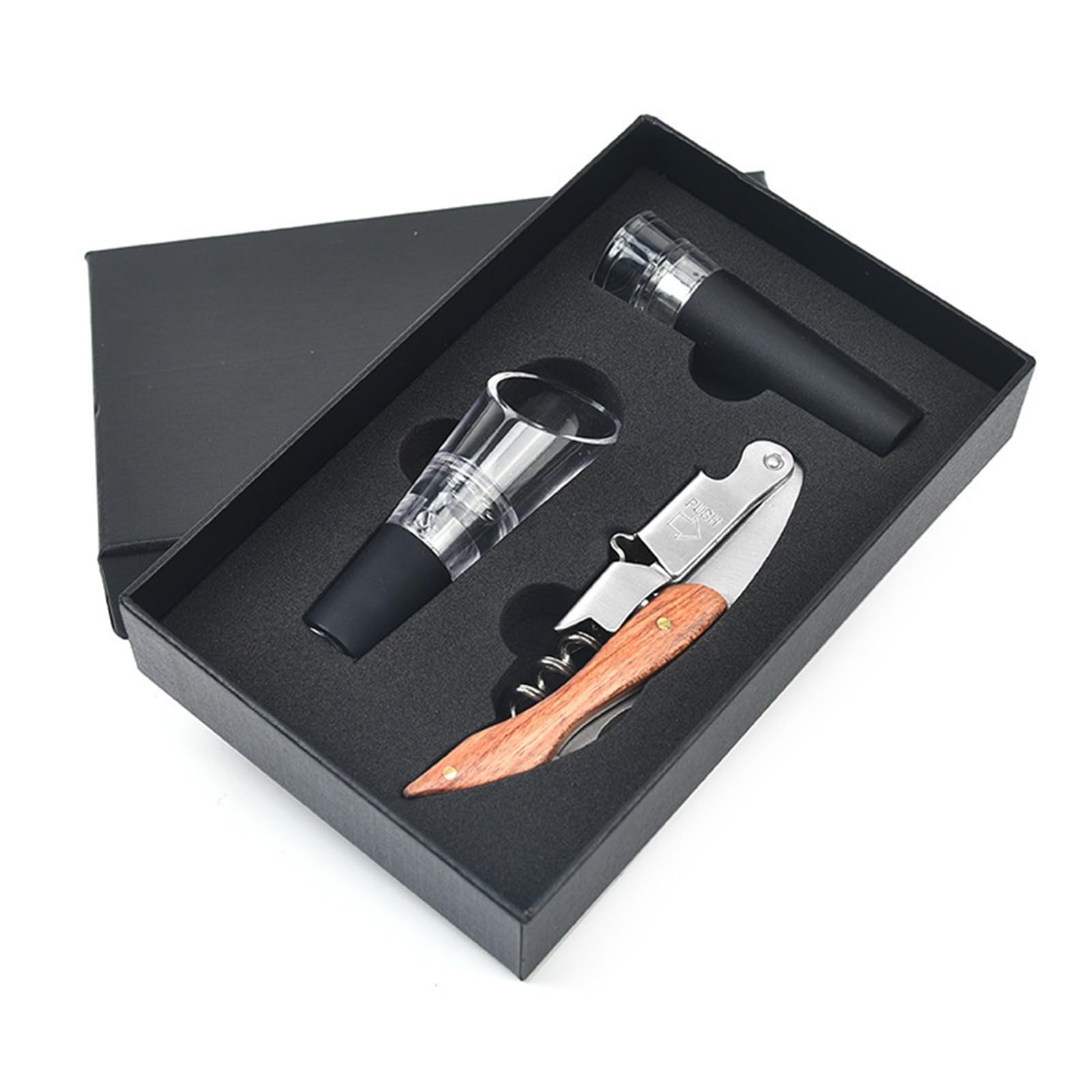 Sacacorchos Abridor De Botellas Vino Acero Inoxidable, Juego Herramientas Multifuncional For Bares Y Hogares Herramienta Cocina