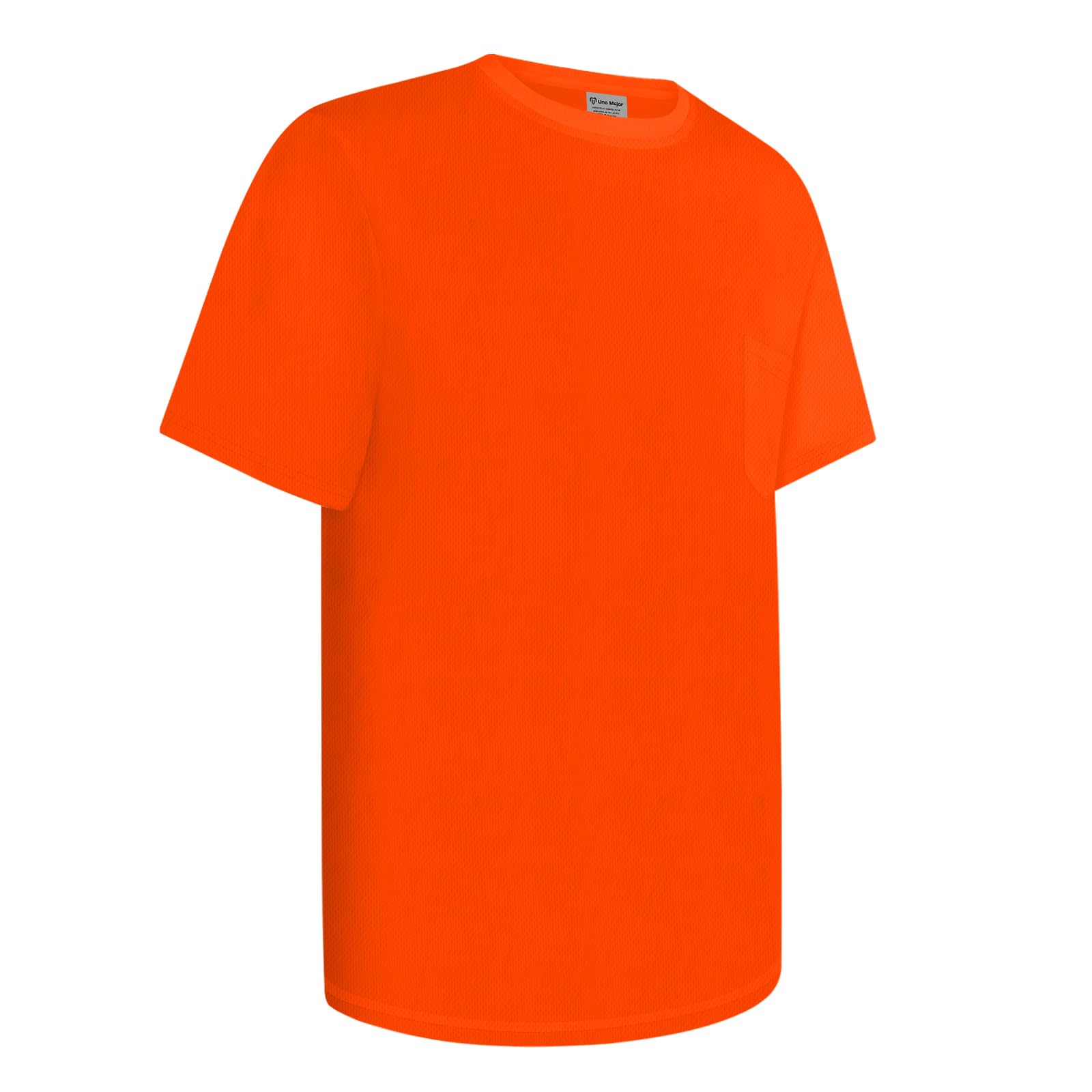 Uno Mejor Work Shirts for Men Construction High Visibility Shirts, Hi Vis Safety T-Shirts for Men Women, Short Sleeve Work Shirts, Durable to Use,