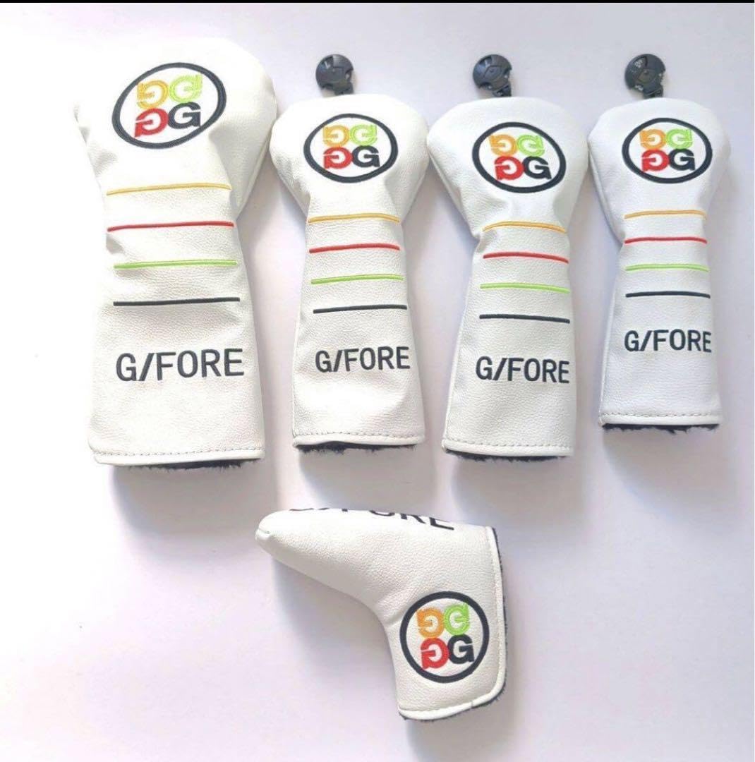 Amazon.co.jp: ジーフォア GFORE ゴルフ ヘッドカバー 5点セット SAE3C  