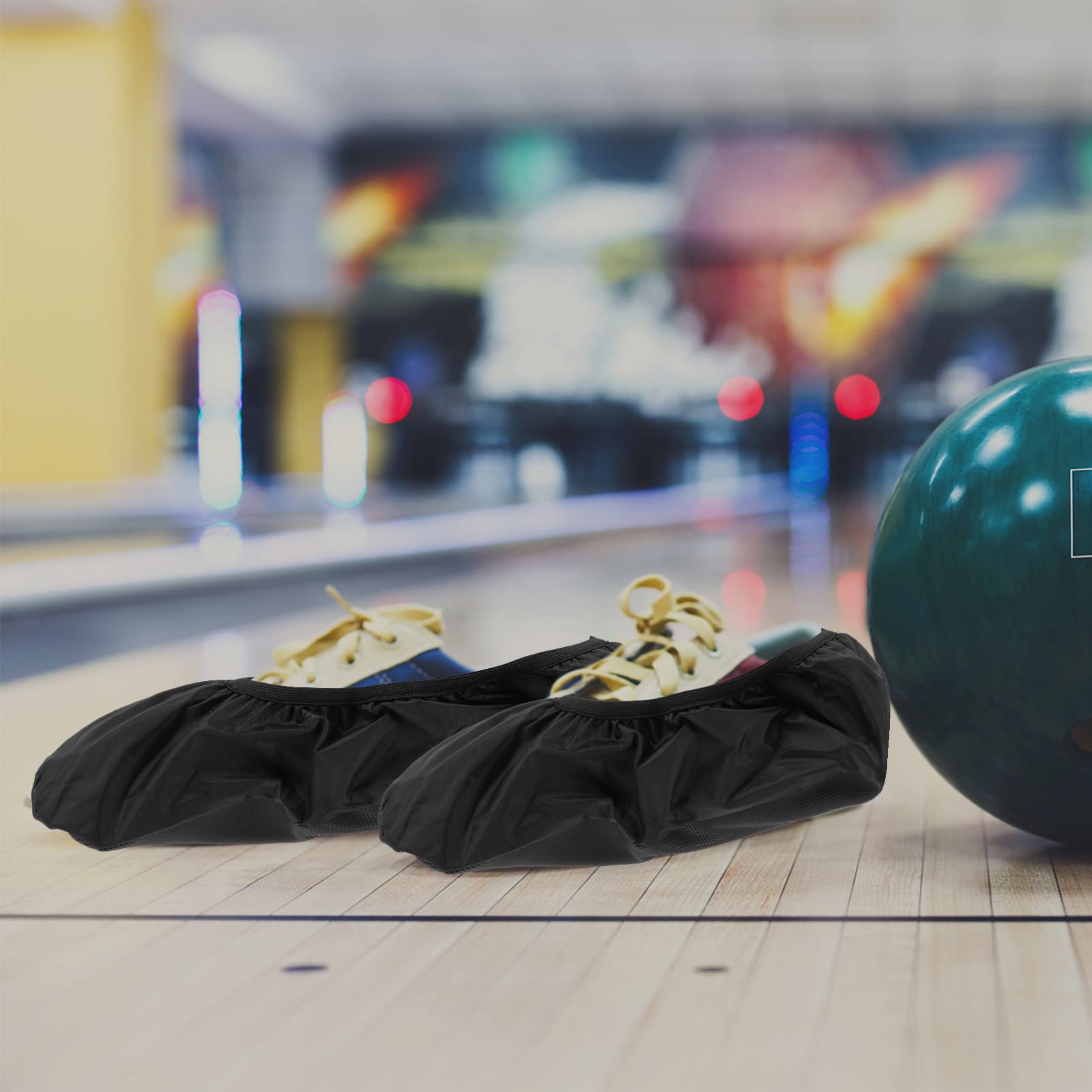 VANZACK Bowling Sneaker Covers Outdoor Bowling Shoe Covers Anti-Slip Rainproof Dustproof