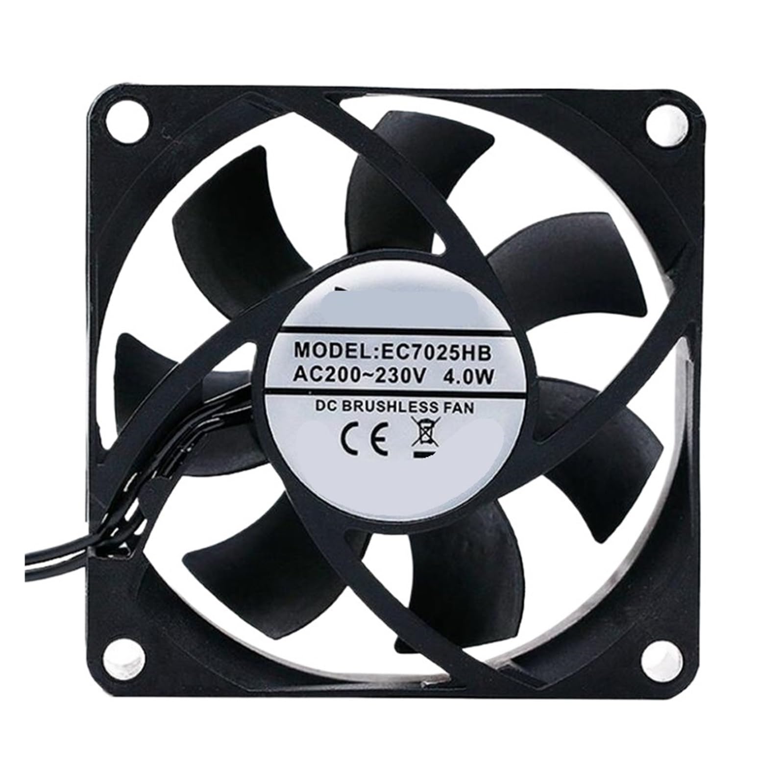 PEQYUACTE EC7025HB 7025 220V 4.0W 7CM Double-Ball Cooling Fan
