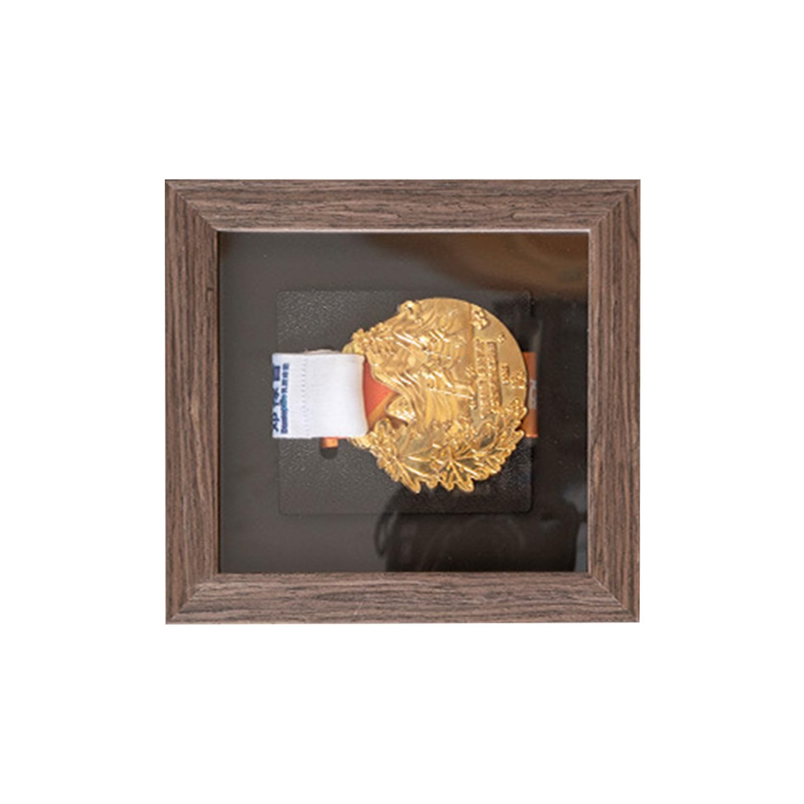 Achievement Holder Frame with Roomy Design Fits Numerous Badges for Proud Exhibition in Living Space Sports Relics Display