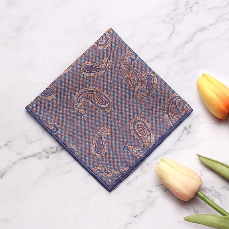 Men's Formal Business Wedding Suit Pocket Square Striped Casual Handkerchief Party Pocket Towel
