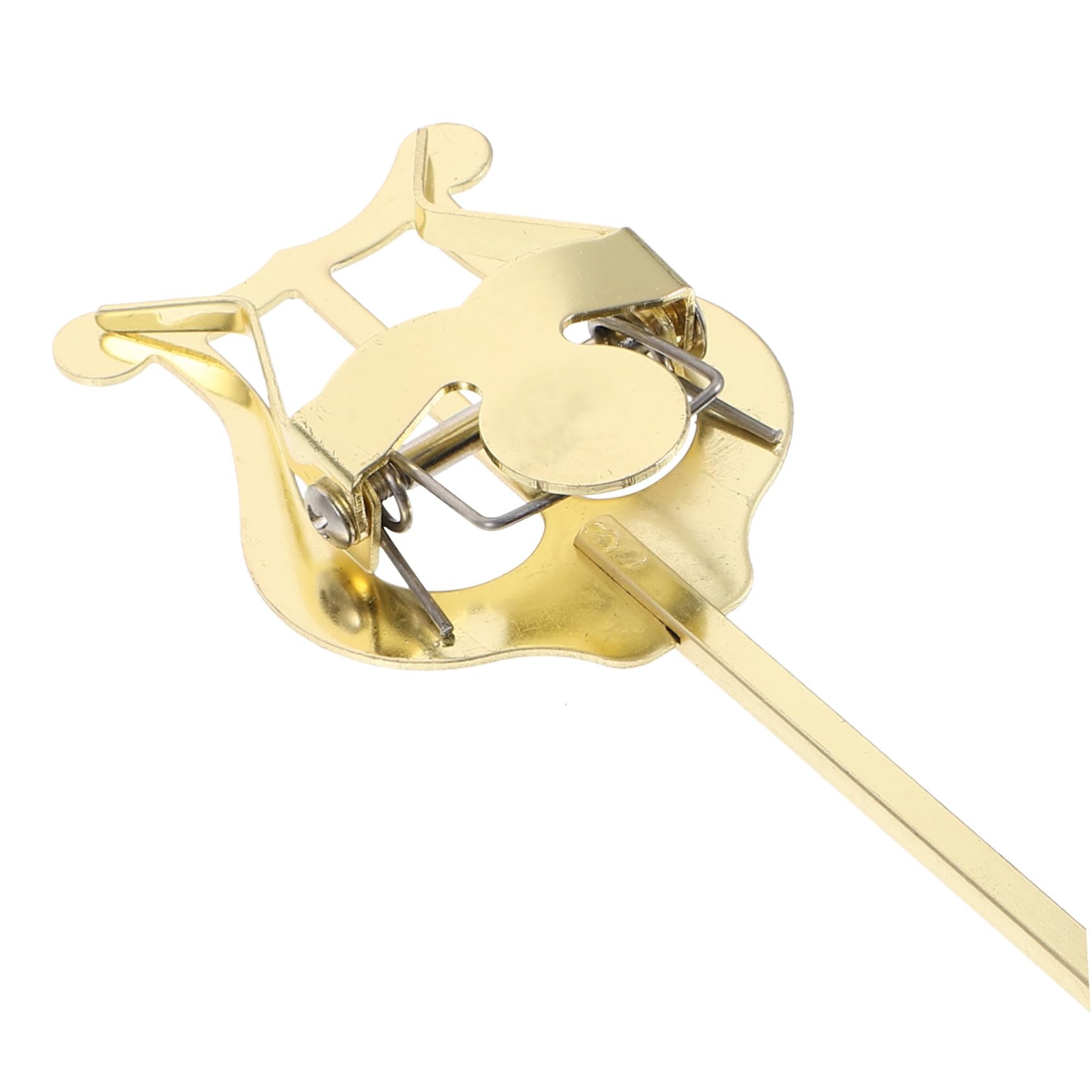 Porta Spartiti Musicali in Metallo Per Tromba, Clip Lira Da Marcia Per Uso Prolungato Durante Esercitazioni e Performance, Design Compatto