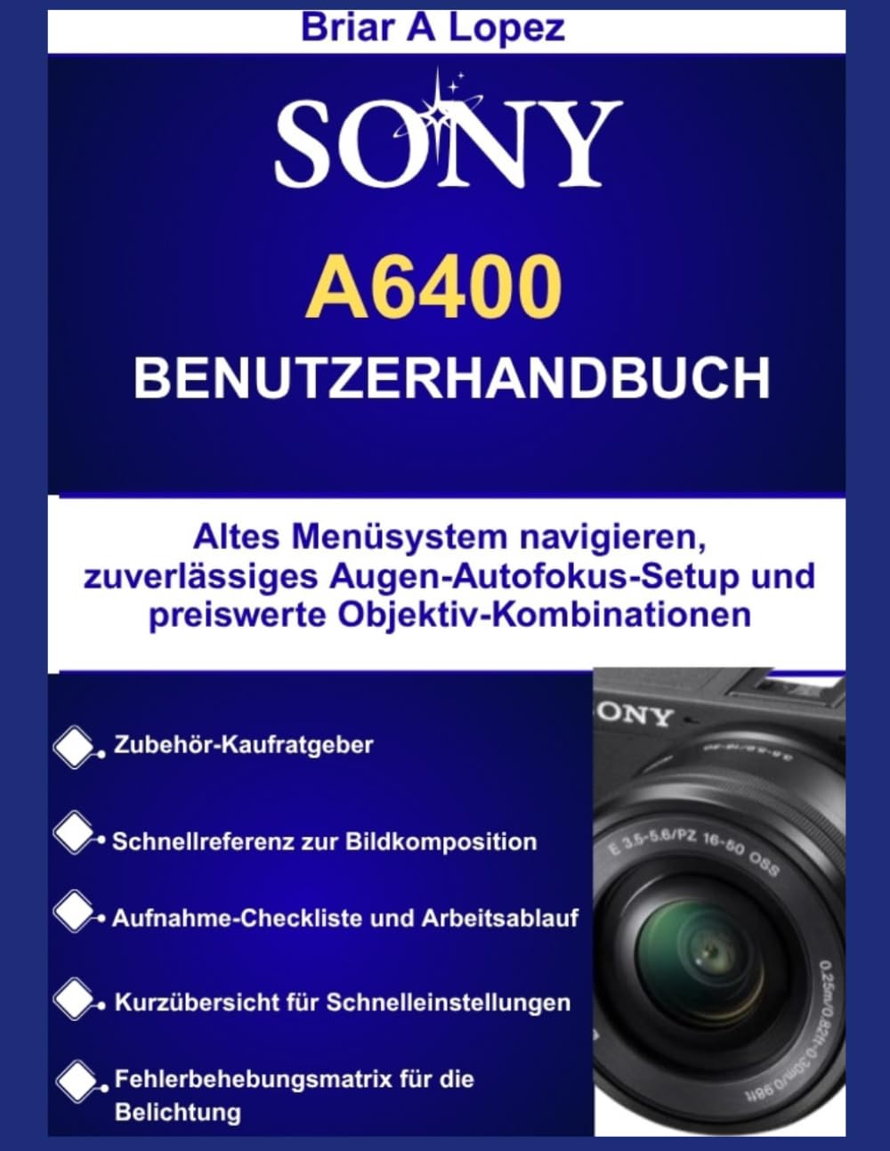 Sony A6400 Benutzerhandbuch: Altes Menüsystem navigieren, zuverlässiges Augen-Autofokus-Setup und preiswerte Objektiv-Kombinationen