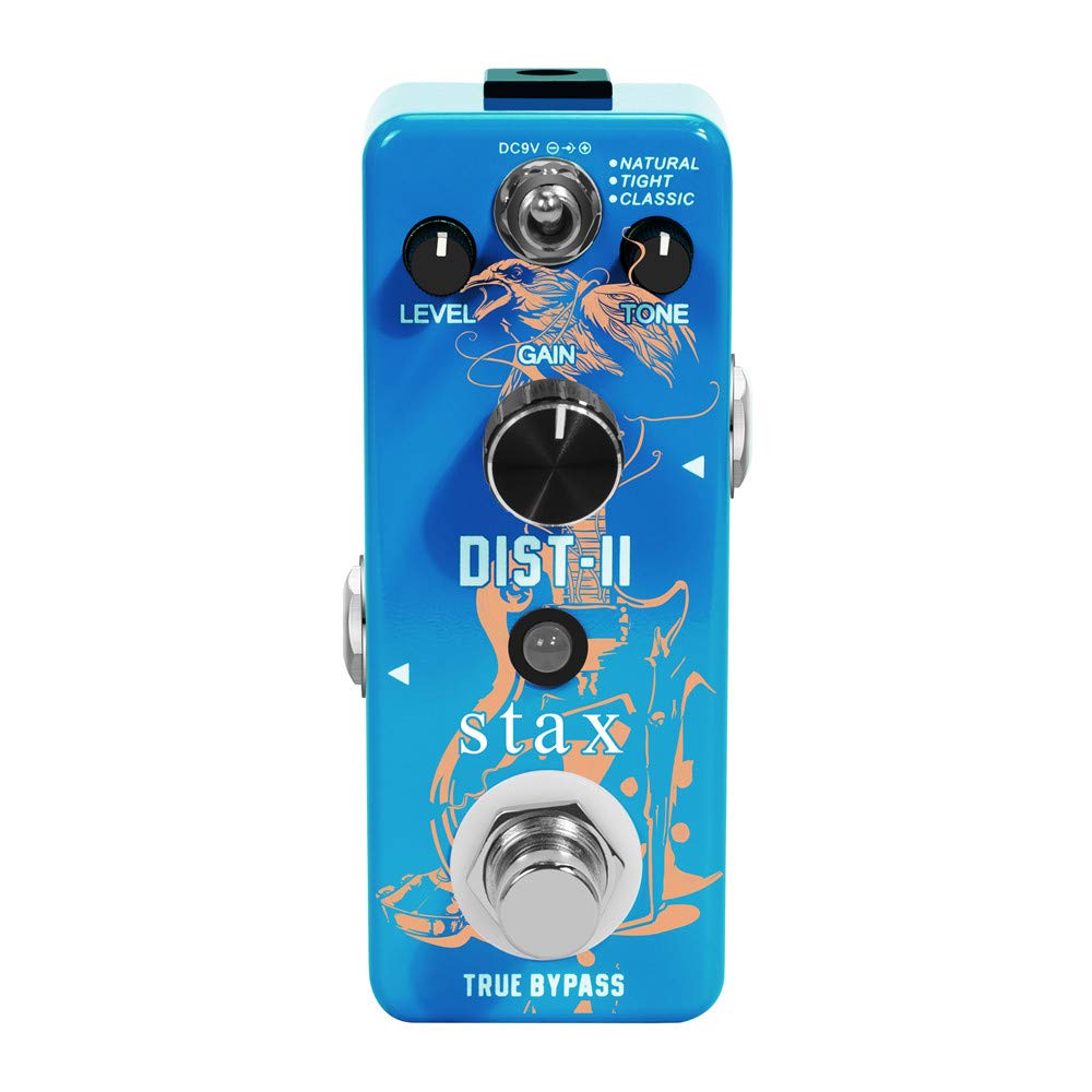 Amazon.com: Stax Distortion Guitar Pedal, Solo Mini Distortion 3