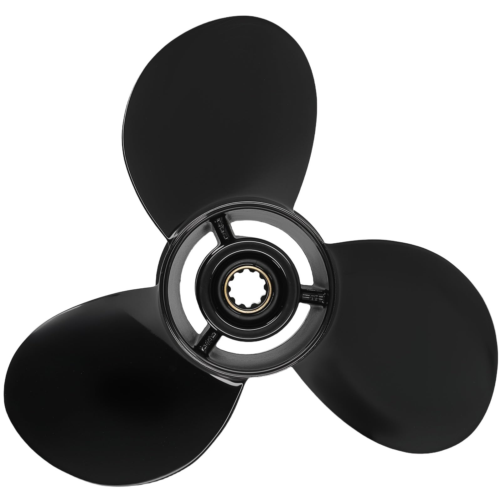 maXpeedingrods 3 Blades 10 1/4 X 10 Aluminum Outboard Boat Propeller for Suzuki Outboard Motos DT20 DT25 DF25 DT30 DF30 10 Spline Tooth, RH, Parts No# 58100-96410-019
