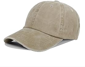 Vintage Washed Distressed Baseball Cap – Unique Retro Style with Personalized Charm, Perfect for Any Outfit 10 Khaki