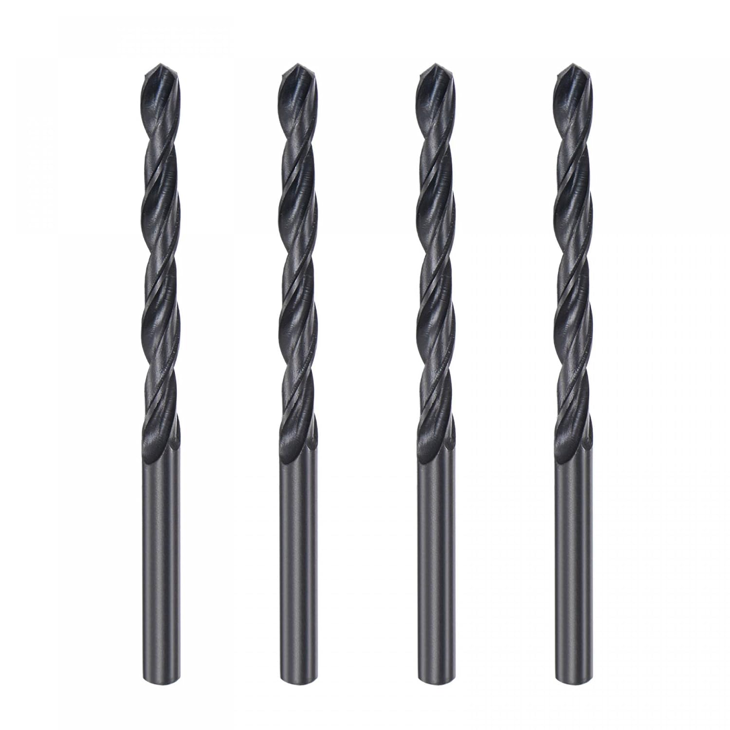 uxcell 6542 High Speed Steel Straight Shank Twist Drill Bit, Fully