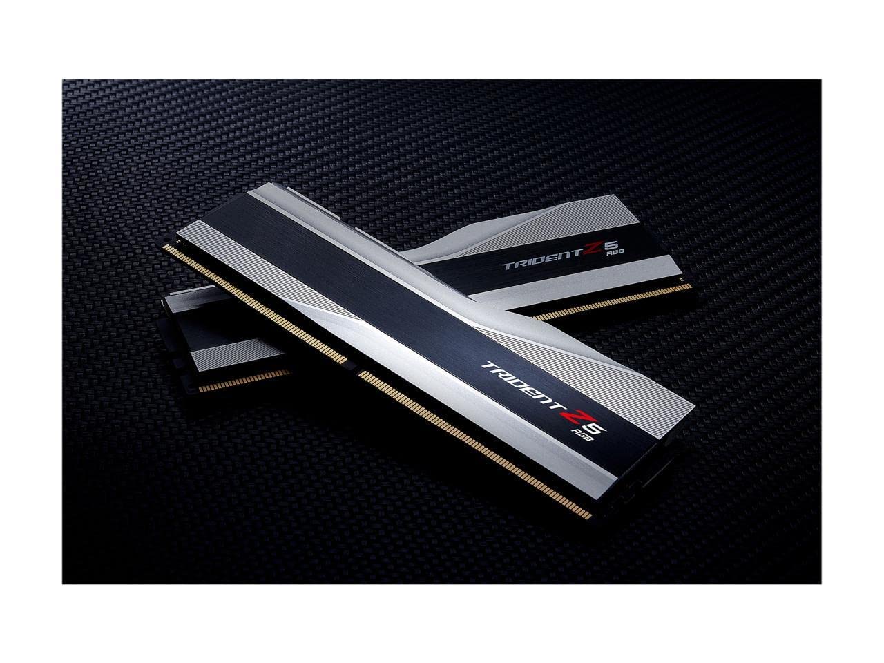 G.SKILL 32GB DDR5 Trident Z5 RGB 5600MHz CL40 1.20V Dual Channel Kit 2x 16GB Plata