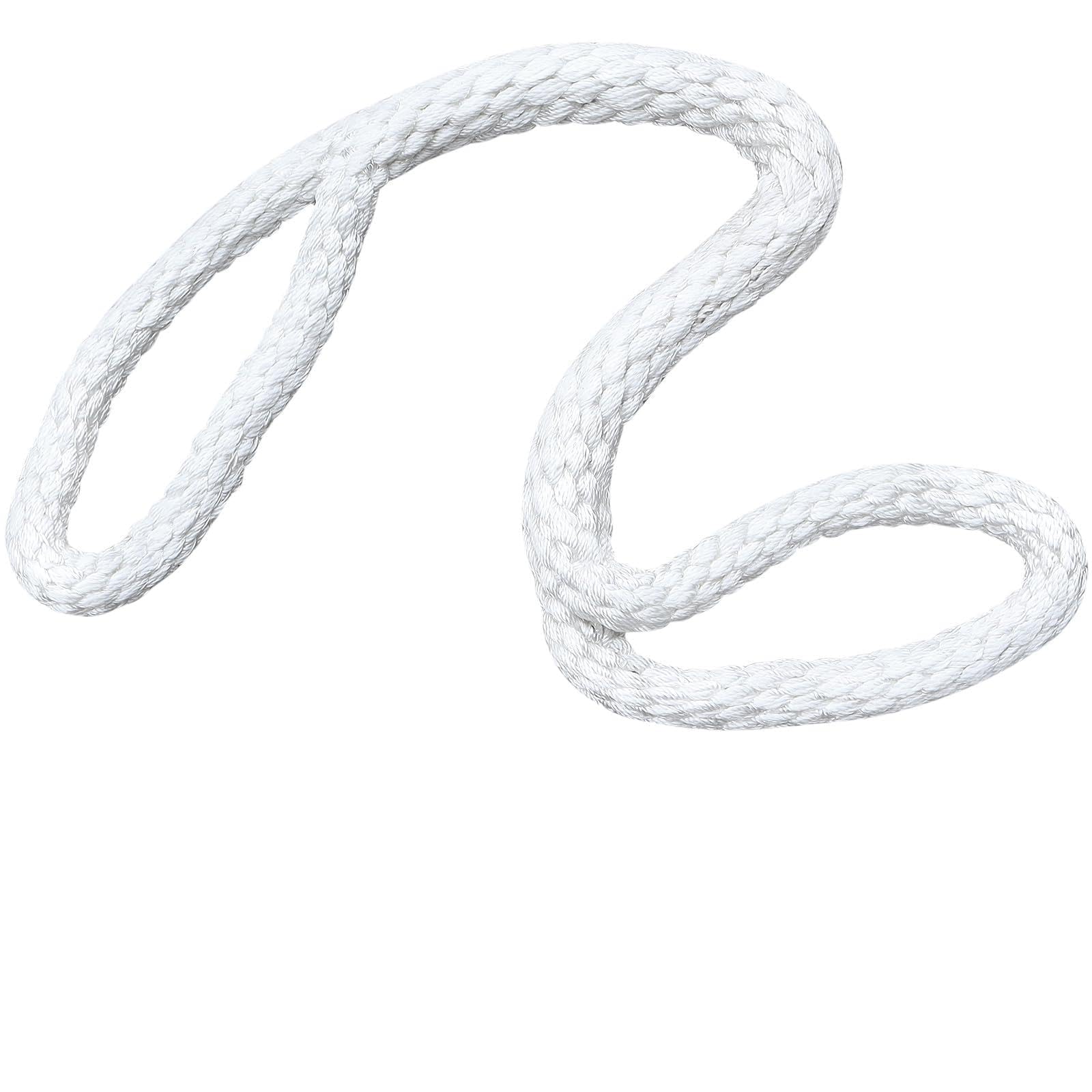 Cuerda Tríceps 1m para Polea Gimnasio, Accesorio Máquina Cable de Nylon Resistente (Soporta 2 Toneladas), Diseño de Bucle para Agarre Cómodo, Ideal para Bíceps, Culturismo y Fitness en Casa