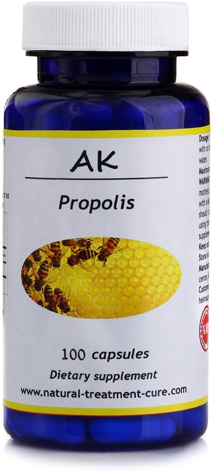 Hekma Center Pure Propolis - Raw - 100 Capsules - Vegan