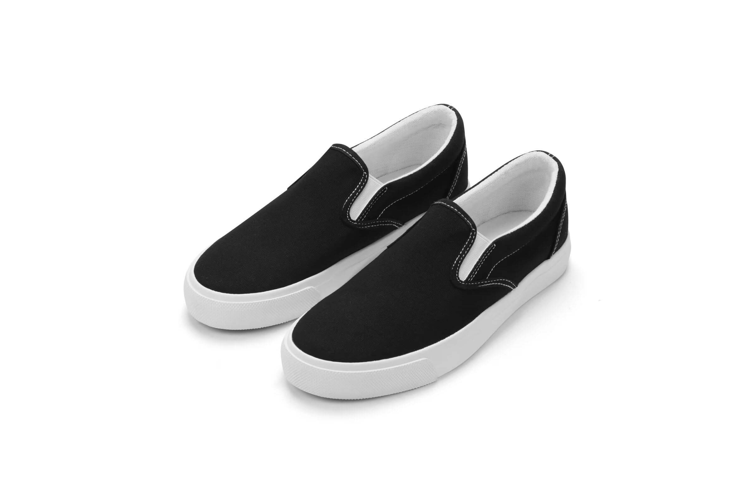 Women’s Slip On Canvas Sneakers Fashion Loafers Shoes Classic Low Top Casual Shoes