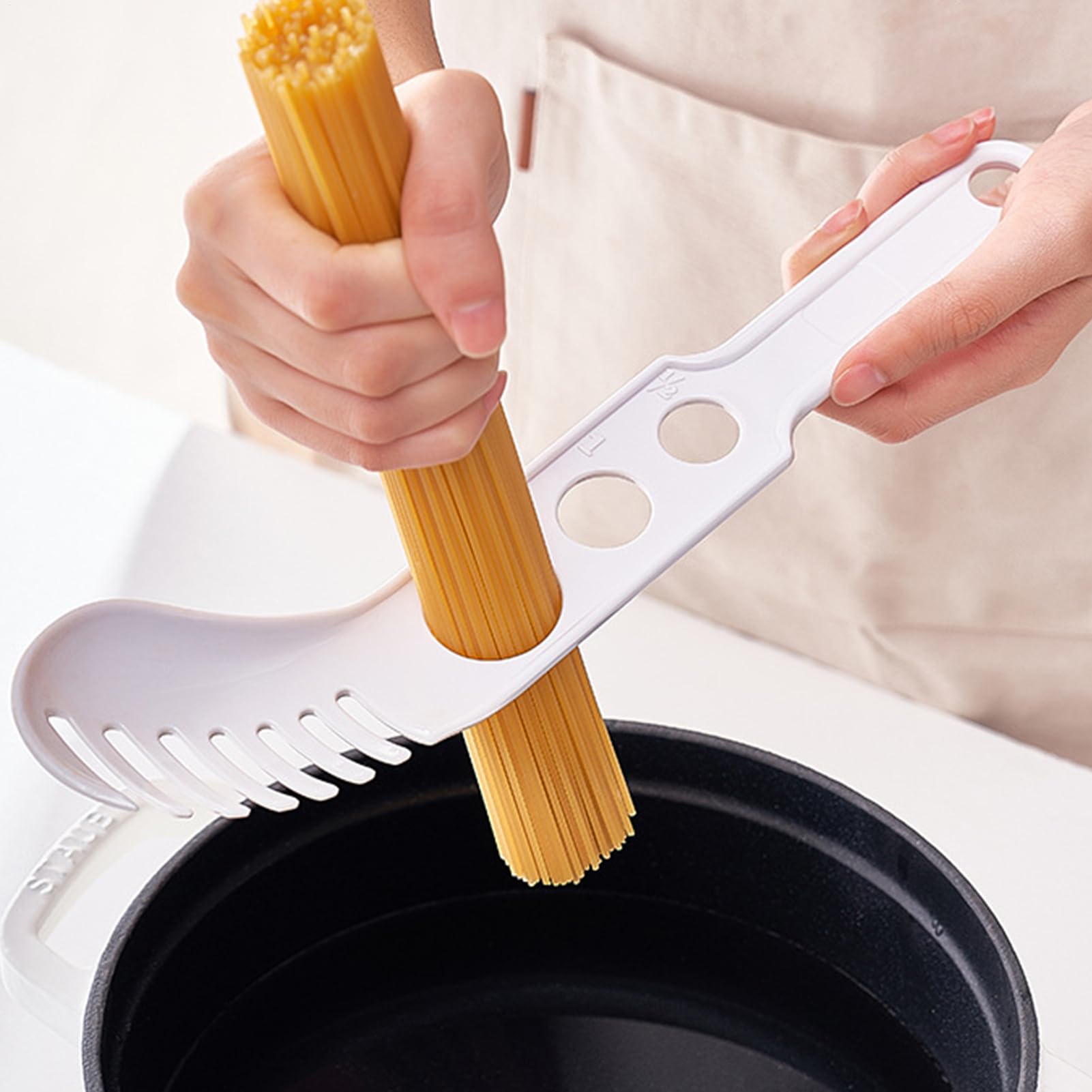 Spaghetti Spoon Genérico - 8x31.2 Cm, Medidor Espaguetis | Multifuncional - Pasta Mesury Gadget Kitchen | Utensilio De Cocina, Para El Hogar, Los Apartamentos, Escuelas, Hoteles