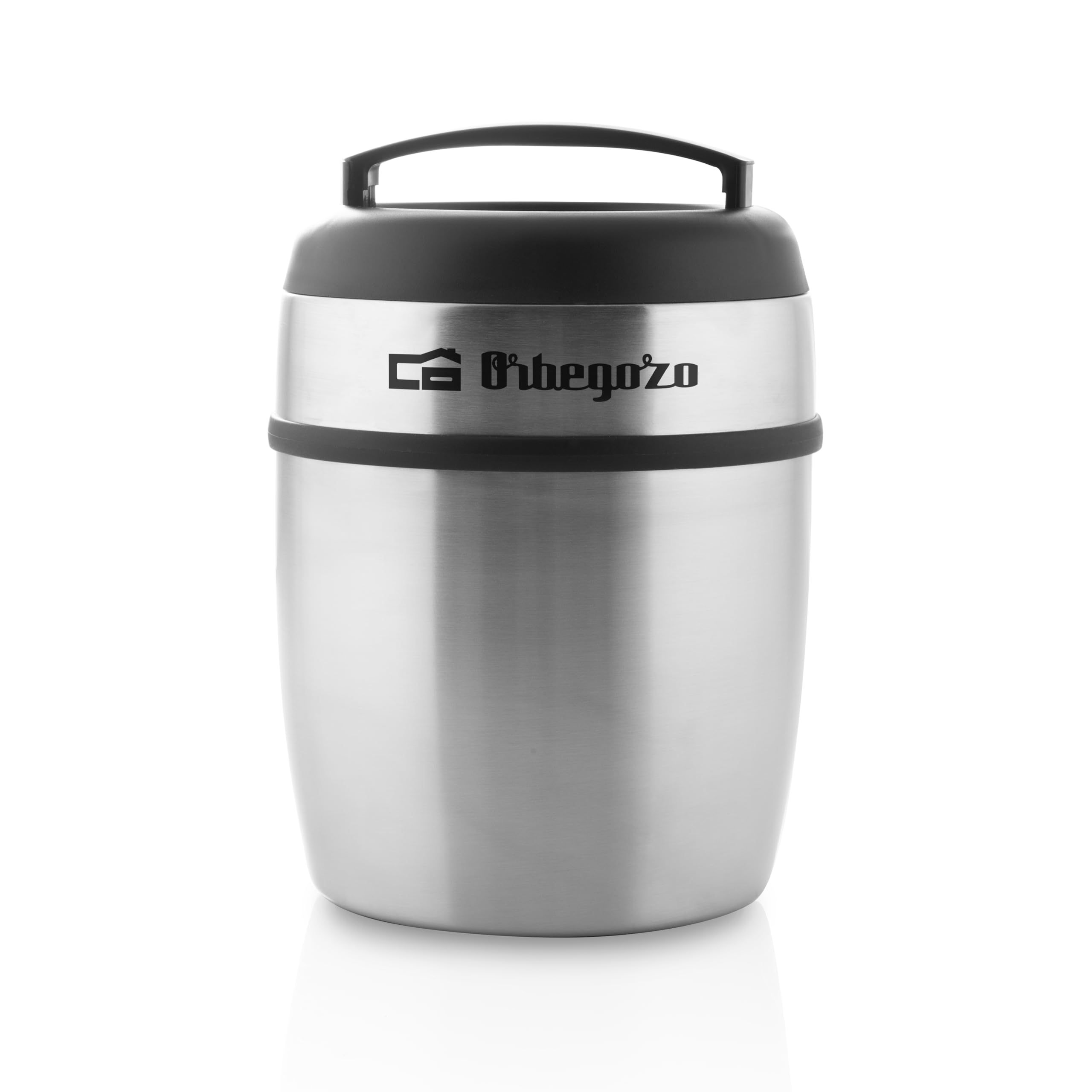 Orbegozo TRSL 1500 - Thermobehälter für Flüssiges und Festes, hergestellt aus Edelstahl, kalte oder warme Temperatur, Tragegriff, BPA-frei, 1500 ml