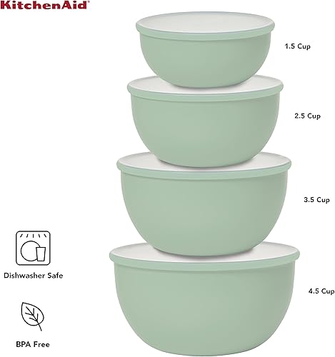 Miniatura 2 de KitchenAid Cuencos de preparación con tapas, juego de 4