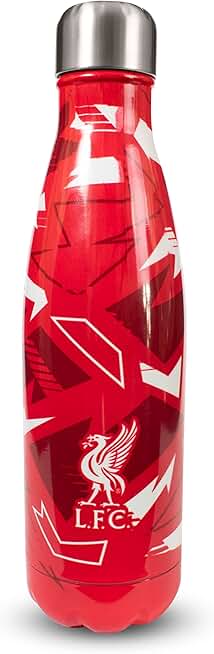 Hy-Pro Officially Licensed 500ml Thermal Bottle - Stainless Steel, Double Wall, Vacuum Flask, Fade Design, Lightweight, Leakproof, Great Football Gift Idea