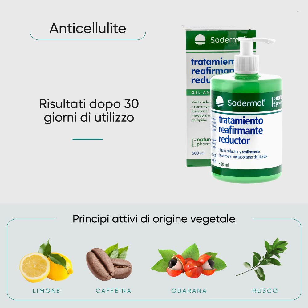 Gel Crema Anticellulite professionale. Crema rassodante anticellulite, azione che aiuta a migliorare la cellulite. Anticellulite donna uomo per cosce, pancia, glutei, gambe 500ml
