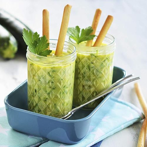 Miniatura 4 de SKOCHE Tarros Mason de 16 onzas con tapas herméticas y bandas, tarros de tamaño de pinta ideales para enlatar, miel, fermentación, decapado,