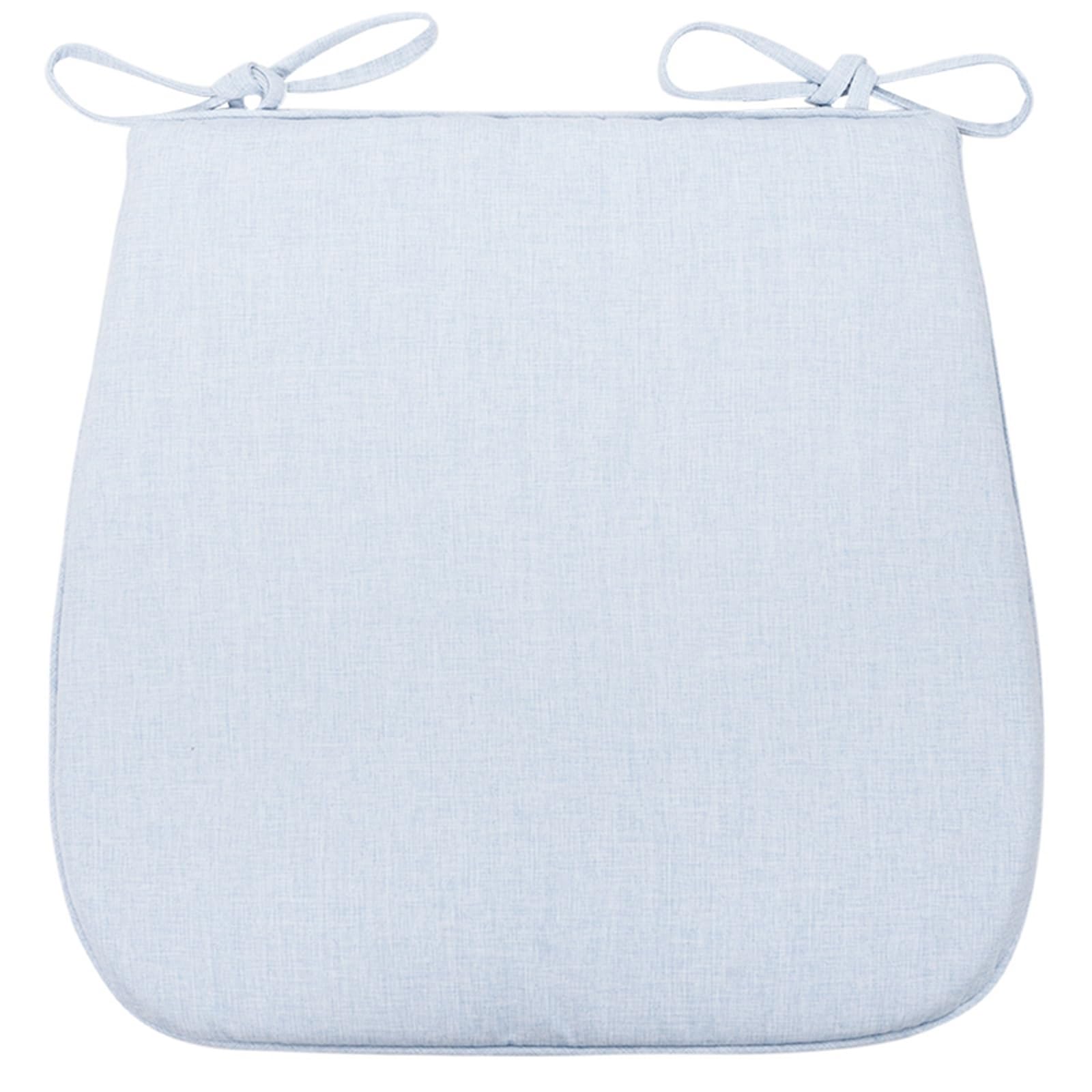Coussin de siège Konsilsa 45x42cm de couleur unie avec mousse douce et assise confortable