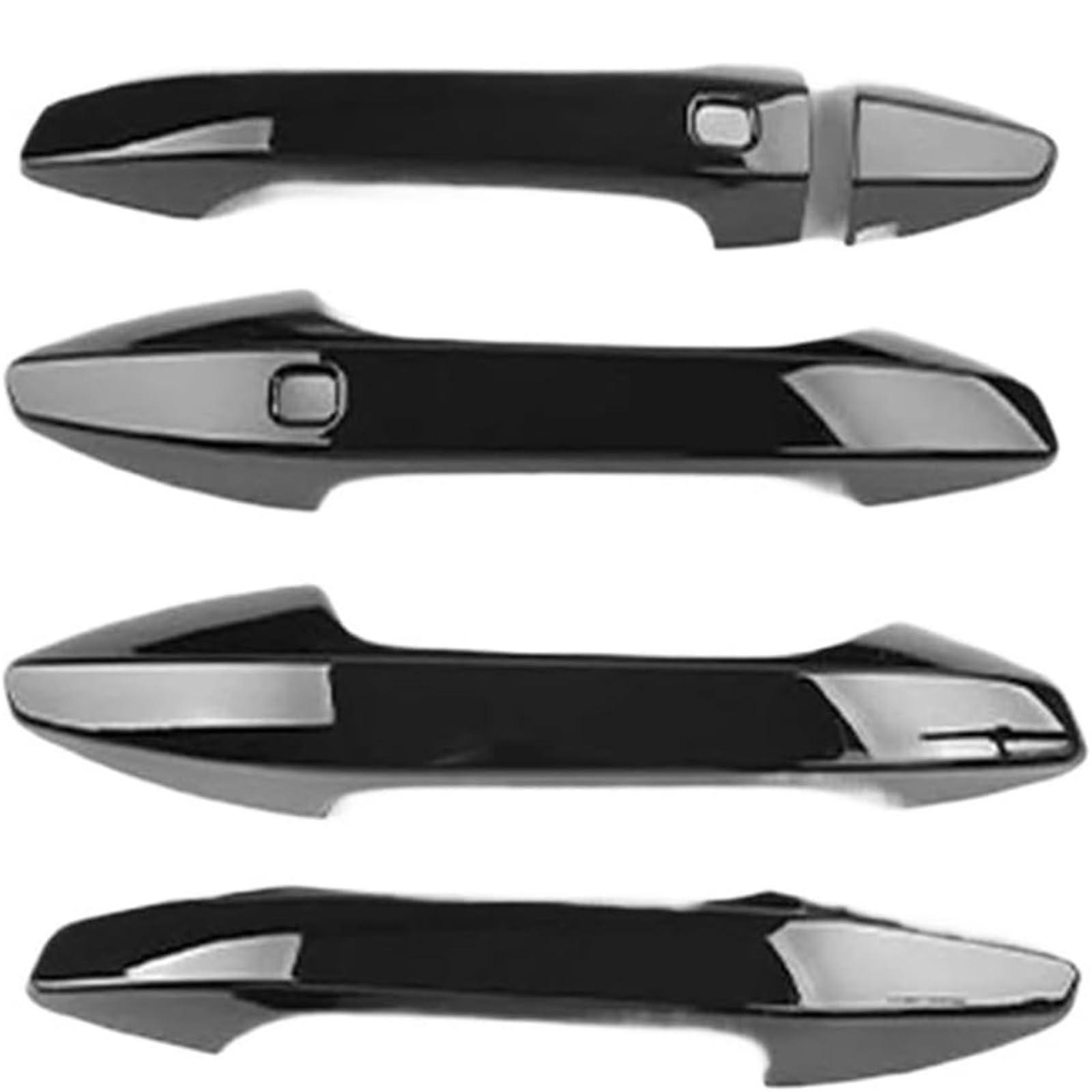 Glymzoi Car Exterior Door Handles Car Left Exterior Door Handle Carbon Fiber Bright Black Style for Kia for sportage NQ5 2022 2023 LHD RHD