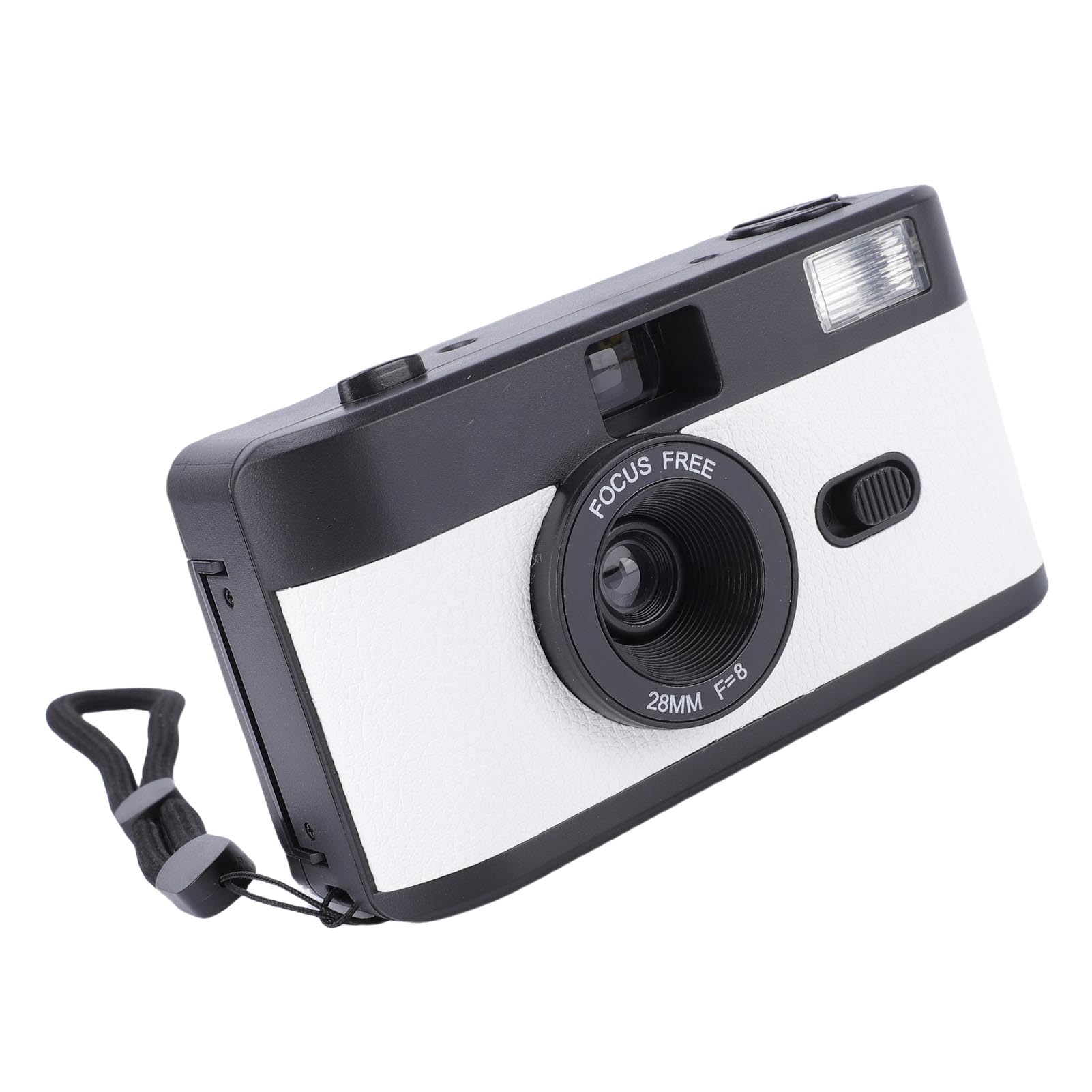 Fotocamera a Pellicola 35mm 28mm F/8 Fotocamera retrò Riutilizzabile con Flash 27 Pellicole a Colori Incluse per Studenti Regalo di Compleanno per Adulti (#1)