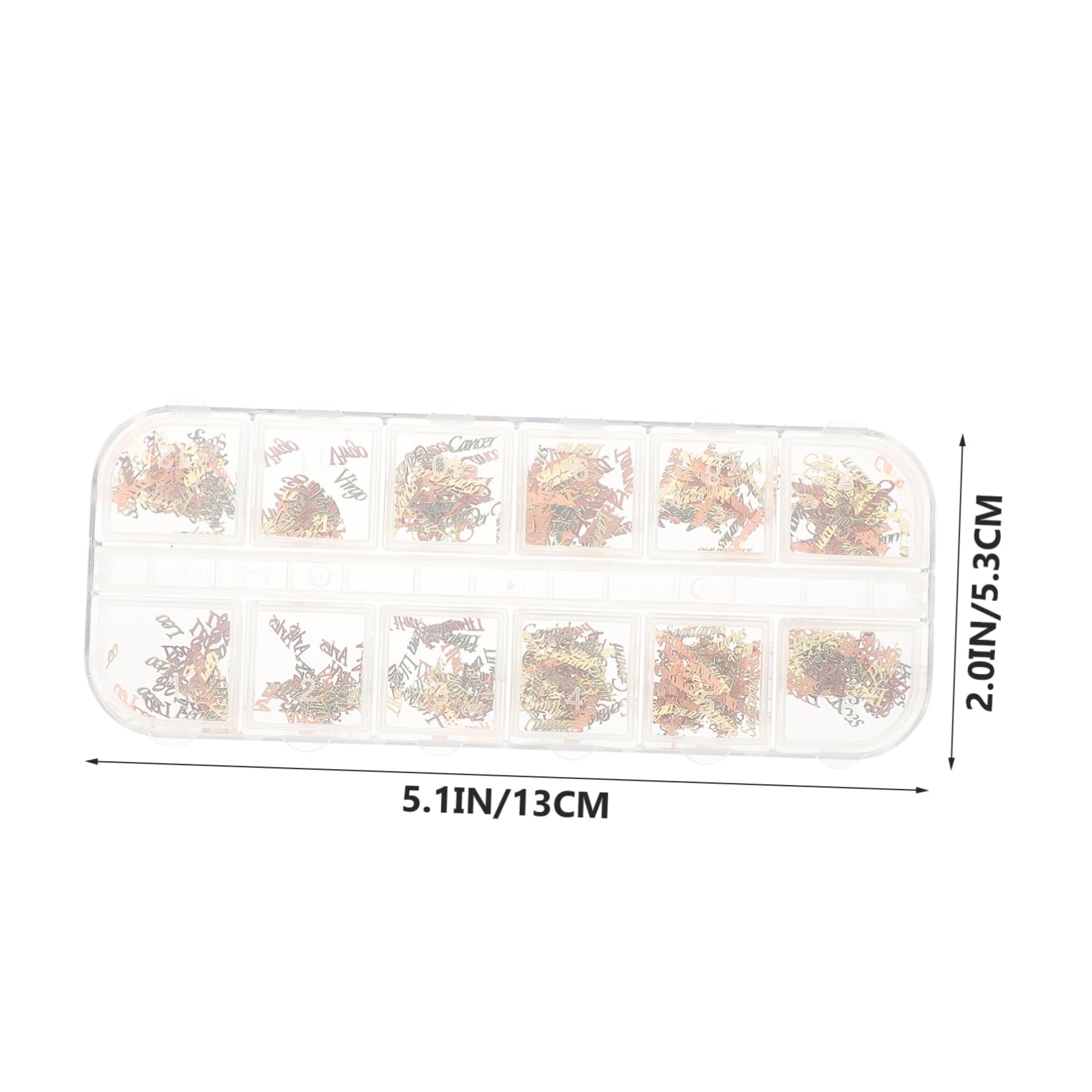 FRCOLOR Charms De Nail Art Pour Décoration Des Symboles Accessoires Créatifs Pour Manucure Coffret Élégant
