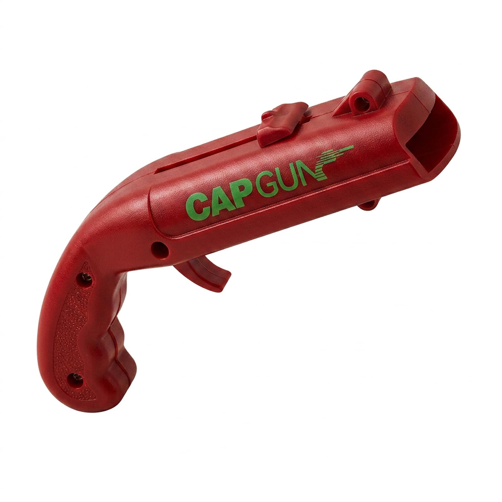 Cap Gun Bottle Opener, Innovative Beer Opener Tool, Flying Bottle Cap Launcher, Party Entertainment Gadget, Red Color Design-image-11