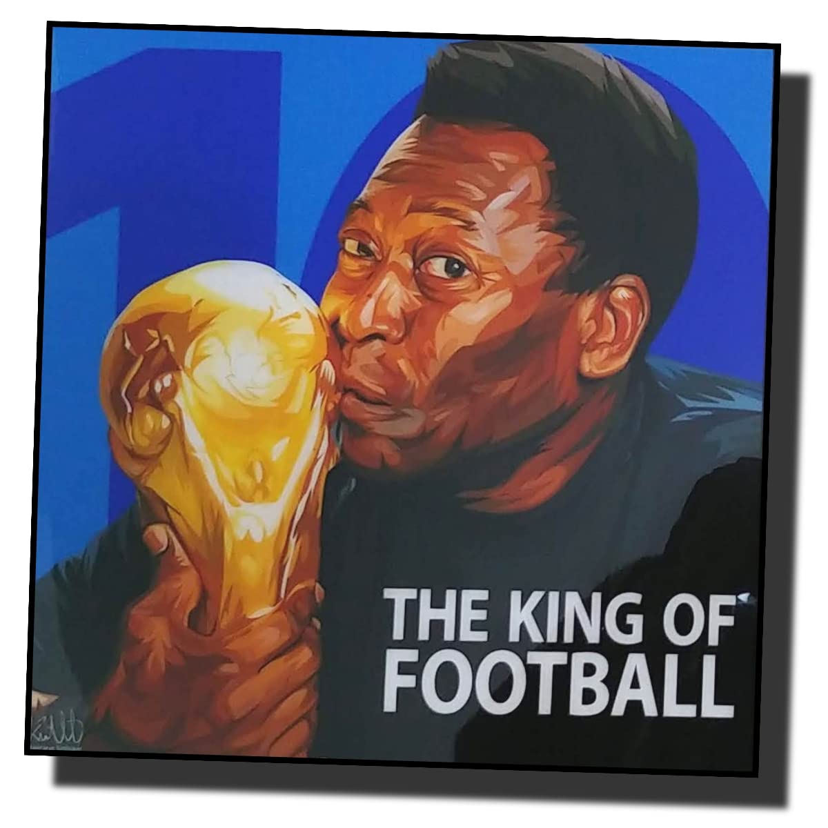Amazon | Famous Popart Gallery PELE ペレ ブラジル代表 「ワールド 