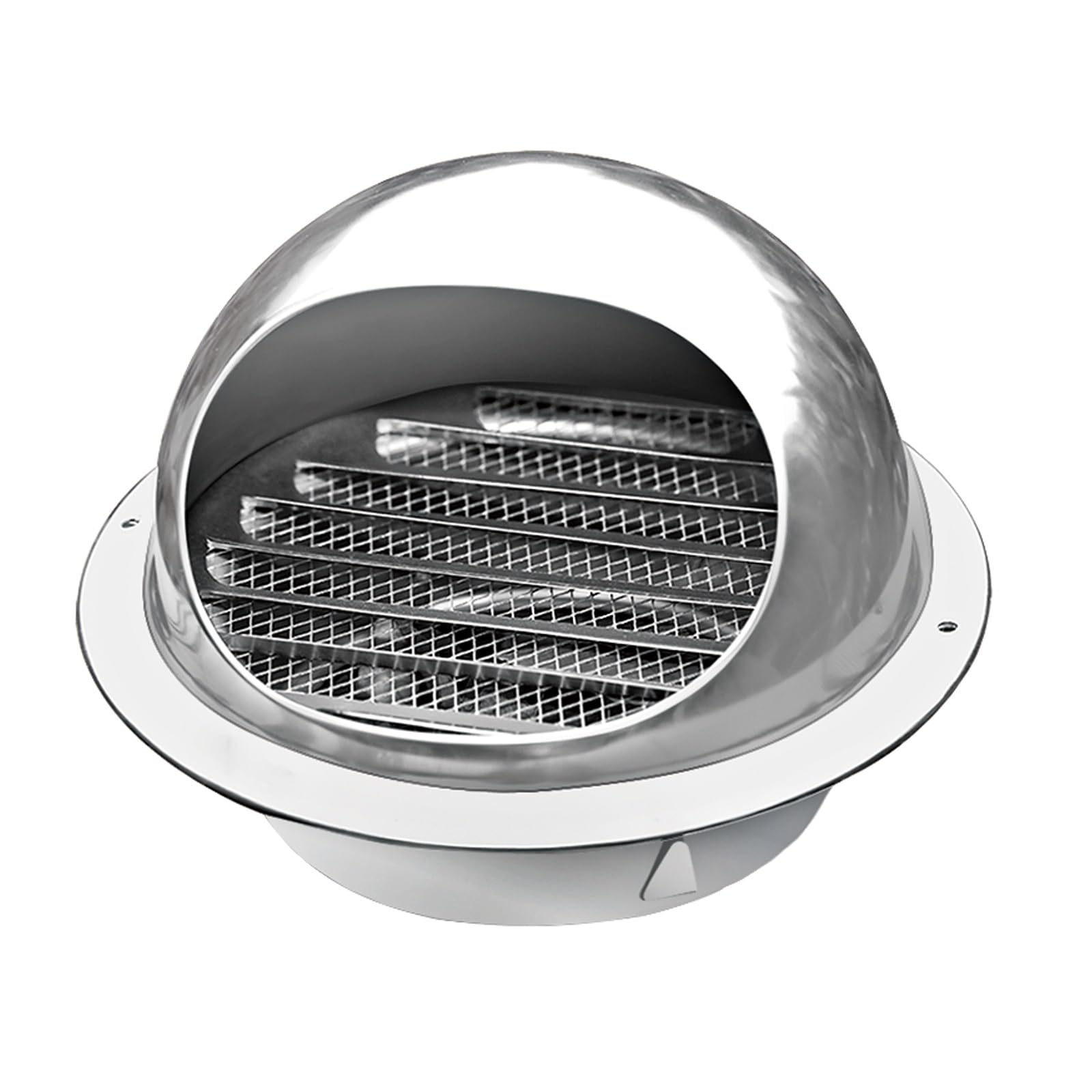 Grille d'aération ronde en acier inoxydable pour ventilation murale